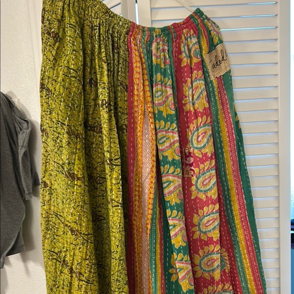 Colorful Bohemian Midi Skirt - Picture 4 of 4